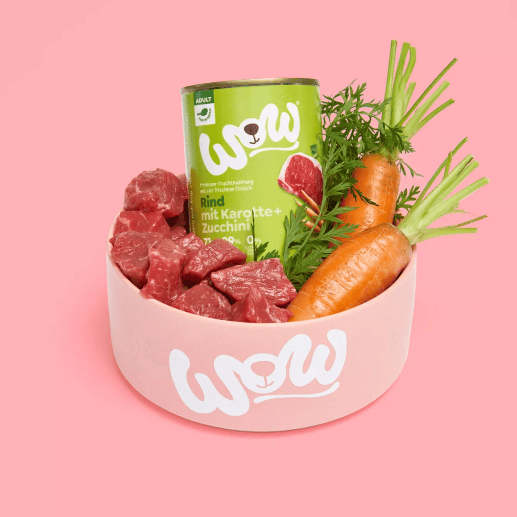 WOW Vacuno con Zanahorias y Calabacín 400 g
