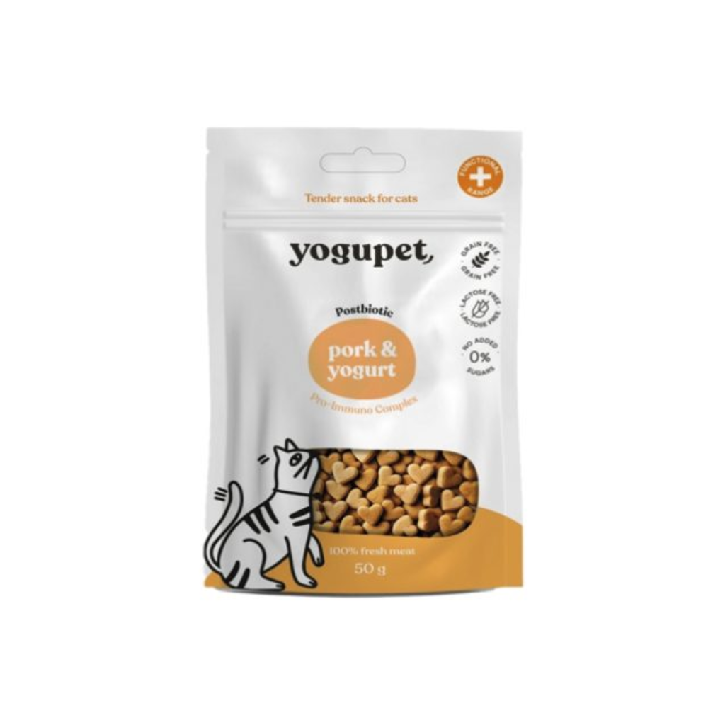 YOGUPET Snack Cerdo y Yogur 50 g para gatos