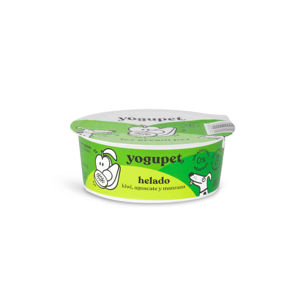 YOGUPET Helado Manzana, Pera y Kiwi 110 g
