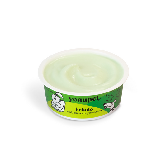 YOGUPET Helado Manzana, Aguacate y Kiwi 110 g para perros