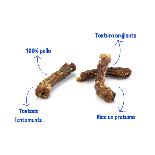 BEEZTEES Cuellos de Pollo 200 g para perros