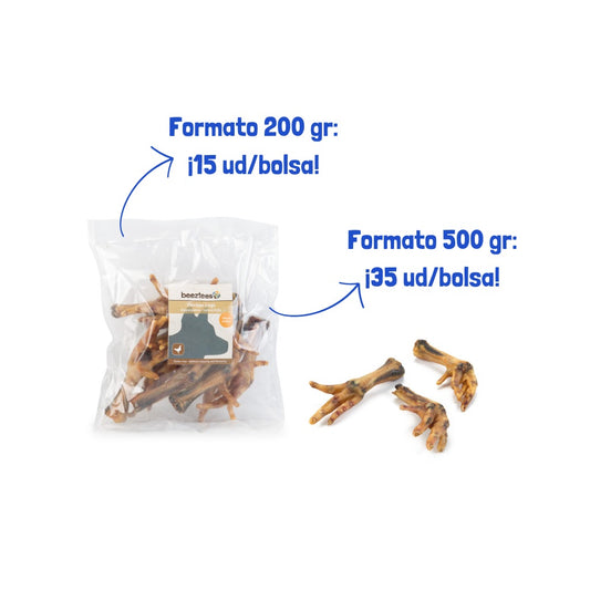 BEEZTEES Patas Pollo 200 g / 500 g para perros