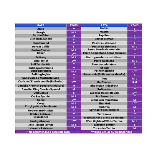 KONG Senior para perros