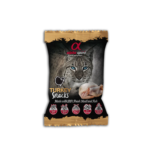 ALPHA SPIRIT Snack Pavo 50 g para gatos