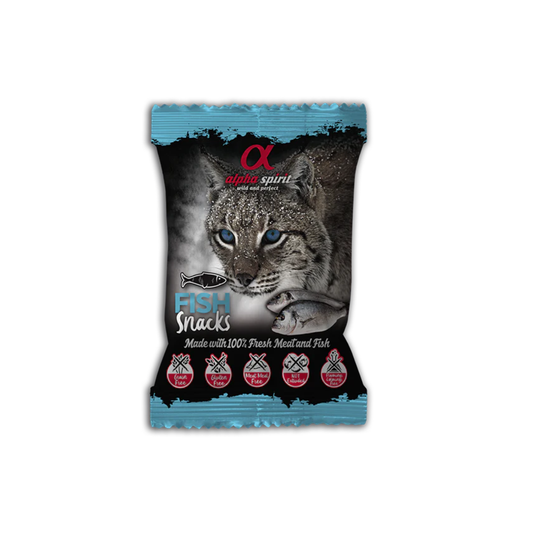 ALPHA SPIRIT Snack Pescado 50 g para gatos