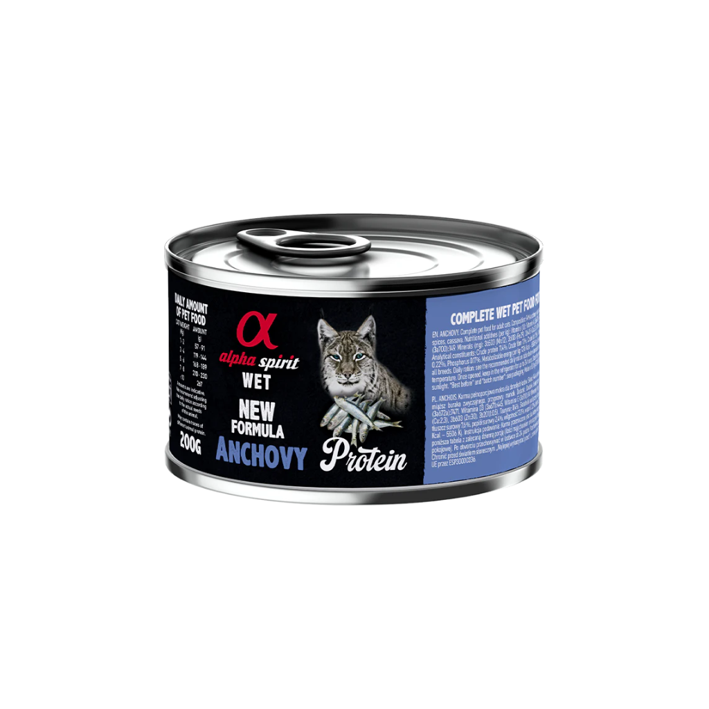 ALPHA SPIRIT Boquerón 100 g / 200 g para gatos