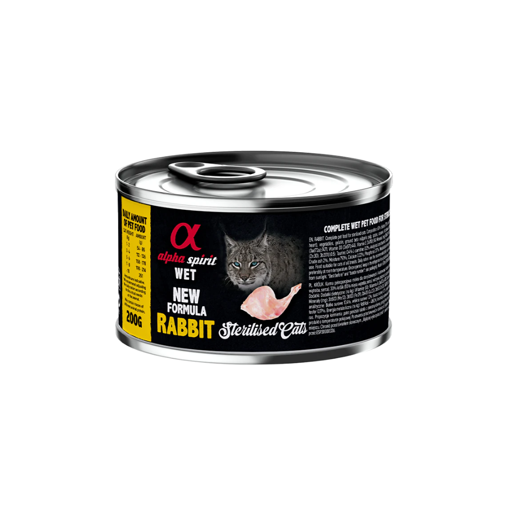 ALPHA SPIRIT Paté Conejo 100 g / 200 g para gatos