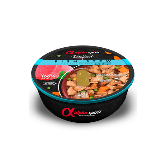 ALPHA SPIRIT Estofado de Pescado 280 g para perros