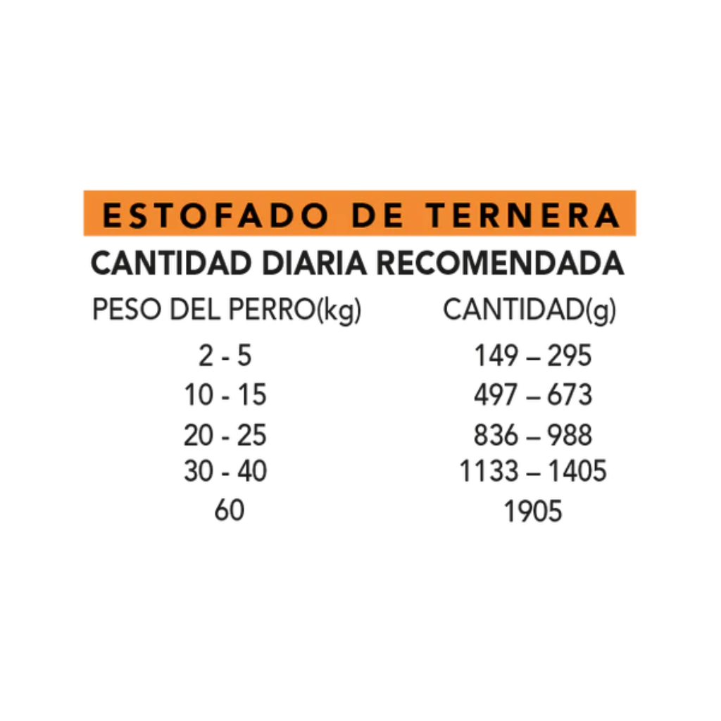 ALPHA SPIRIT Estofado de Ternera 280 g