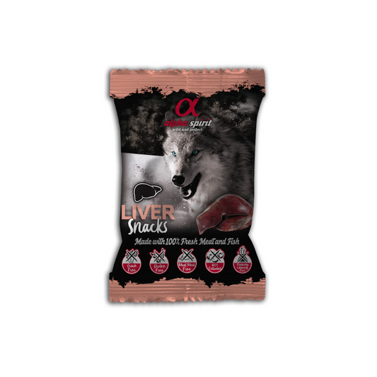 ALPHA SPIRIT Snack Hígado 50 g