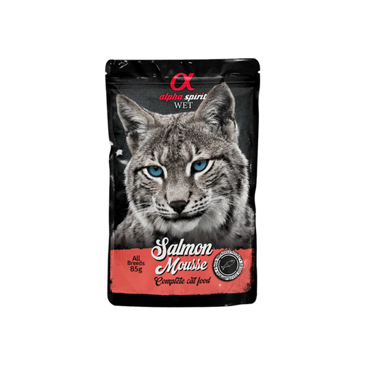 ALPHA SPIRIT Mousse Salmón 85 g para gatos