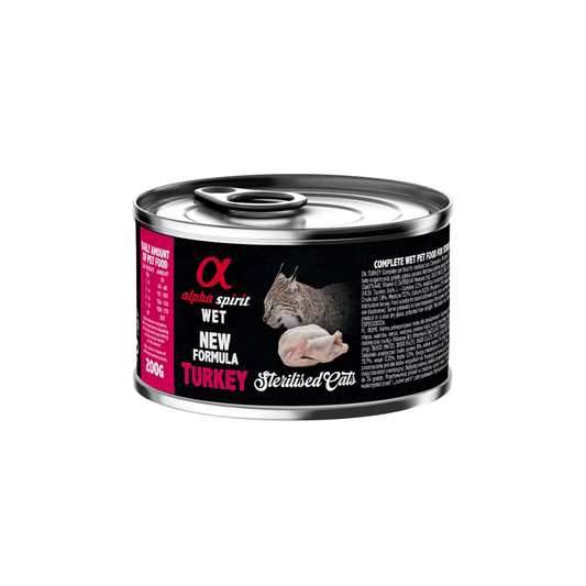 ALPHA SPIRIT Paté Pavo 100 g / 200 g para gatos