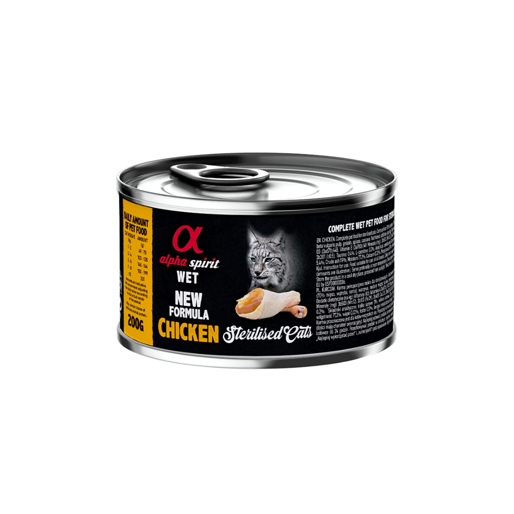 ALPHA SPIRIT Paté Pollo 100 g / 200 g para gatos