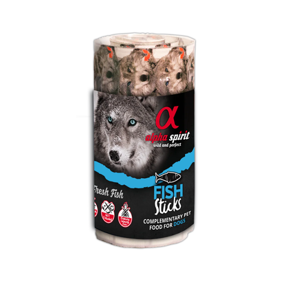 ALPHA SPIRIT Ristra de Barritas de Pescado 16 uds para perros