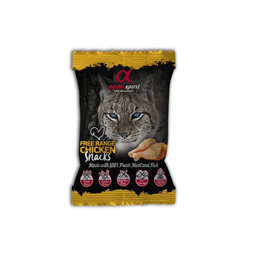 ALPHA SPIRIT Snack Aves de Corral 50 g para gatos