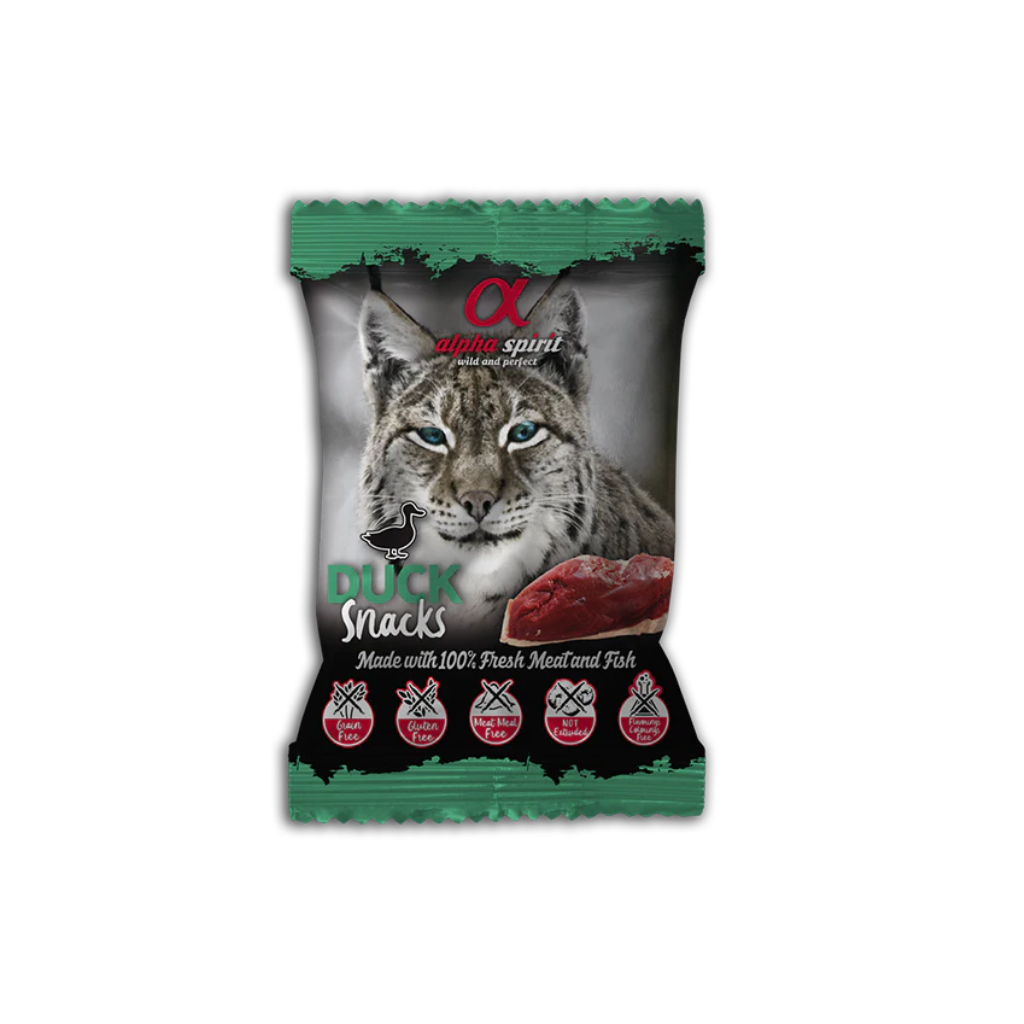 ALPHA SPIRIT Snack Pato 50 g para gatos