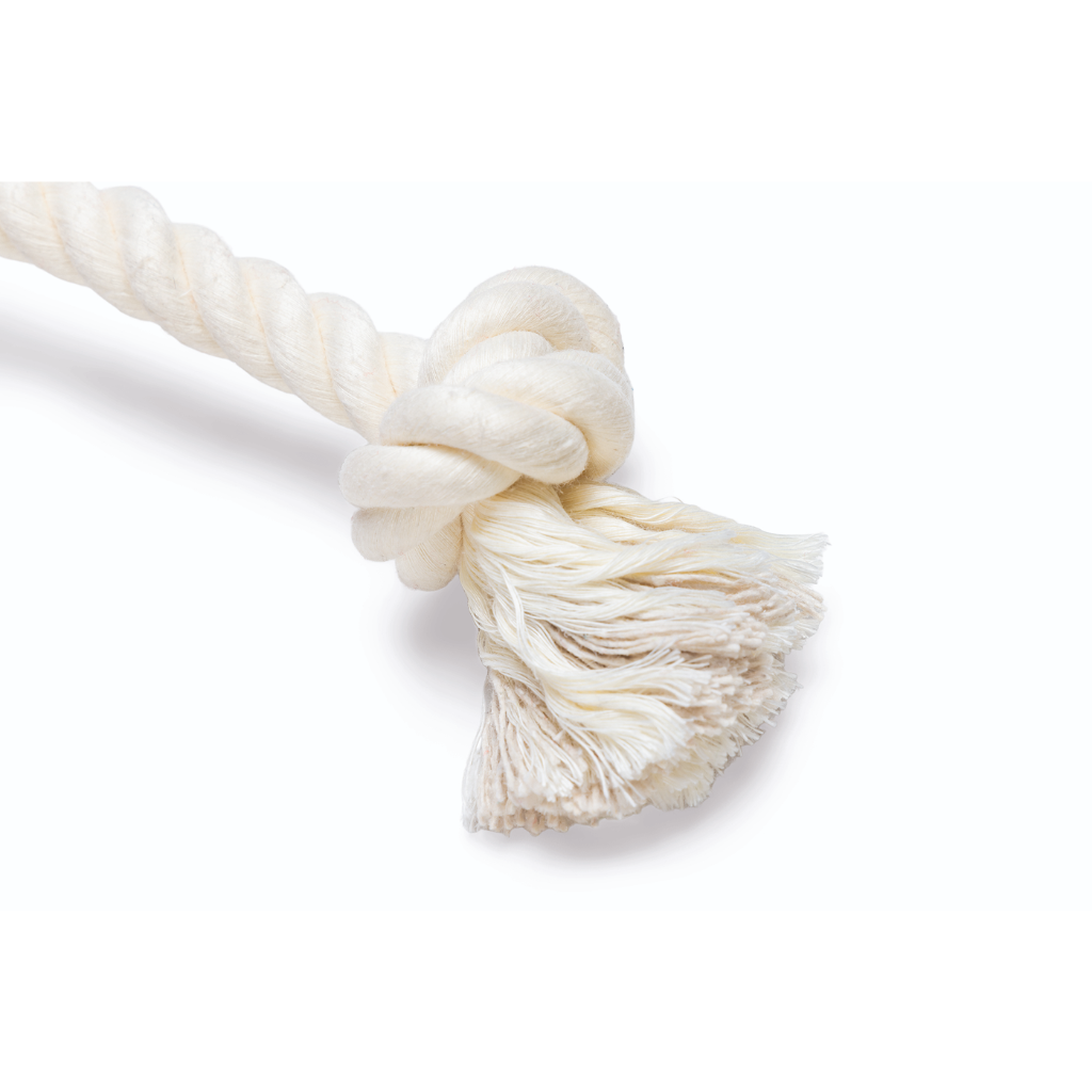 BEEZTEES Caramelo con Nudo de Algodón Navideño para perros