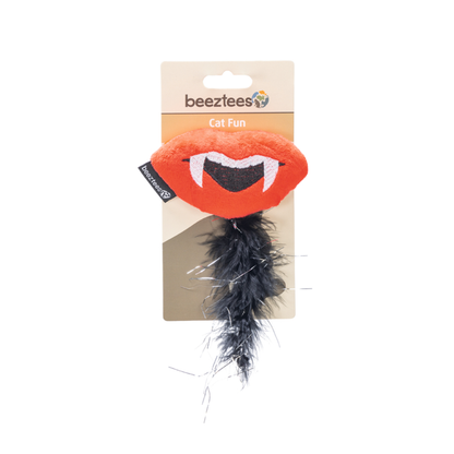 BEEZTEES Drácula con Pluma 20 cm para gatos