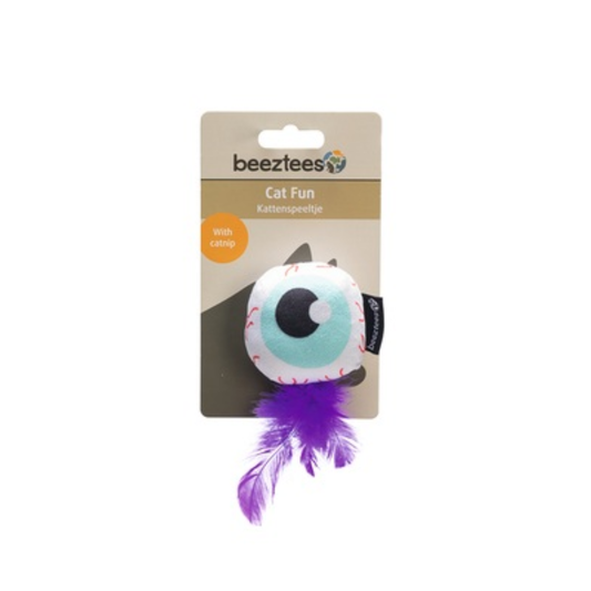 BEEZTEES Ojo con Pluma 9 cm para gatos
