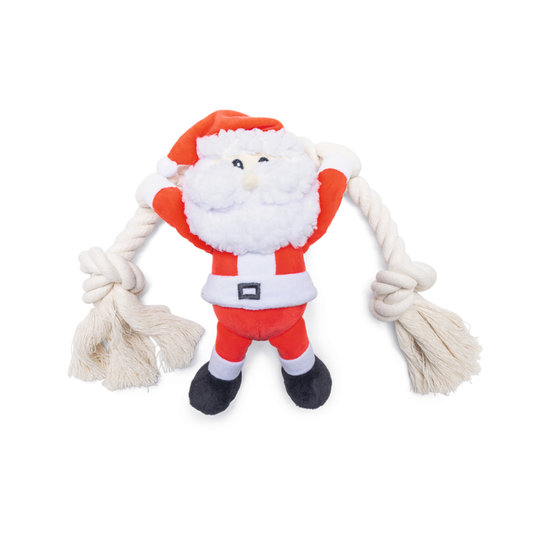 BEEZTEES Peluche Santa con Cuerda para perros