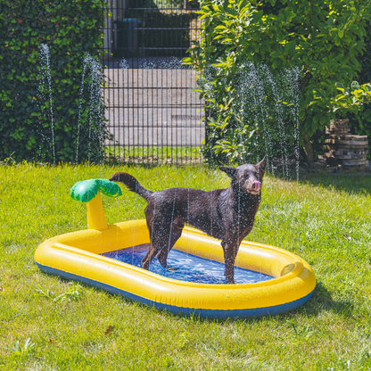 BEEZTEES Piscina con Aspersores para Perros