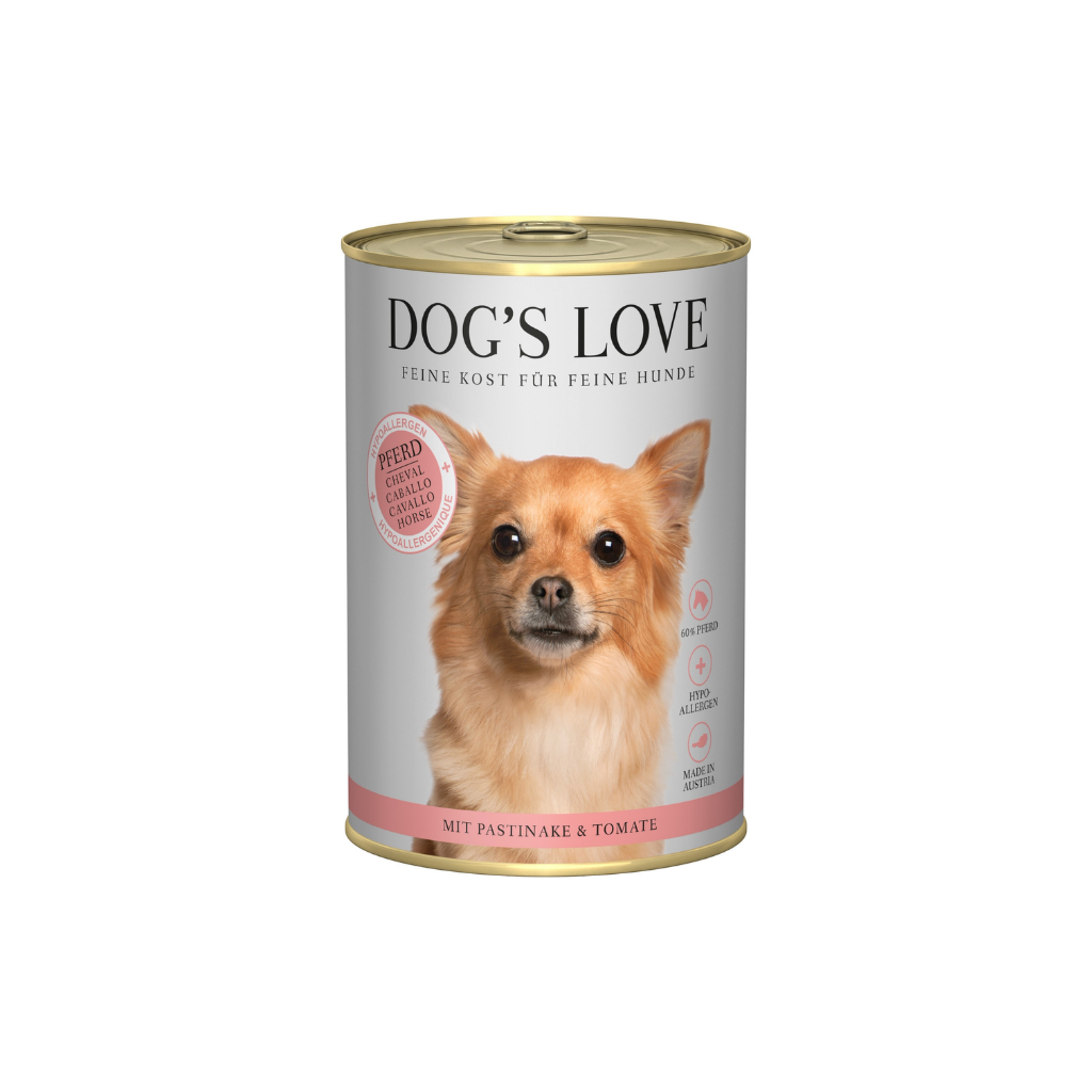 DOG´S LOVE Adulto Hipoalergénico Caballo 400 g