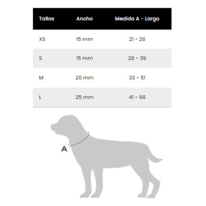 DUKIER Collar Lime M para perros