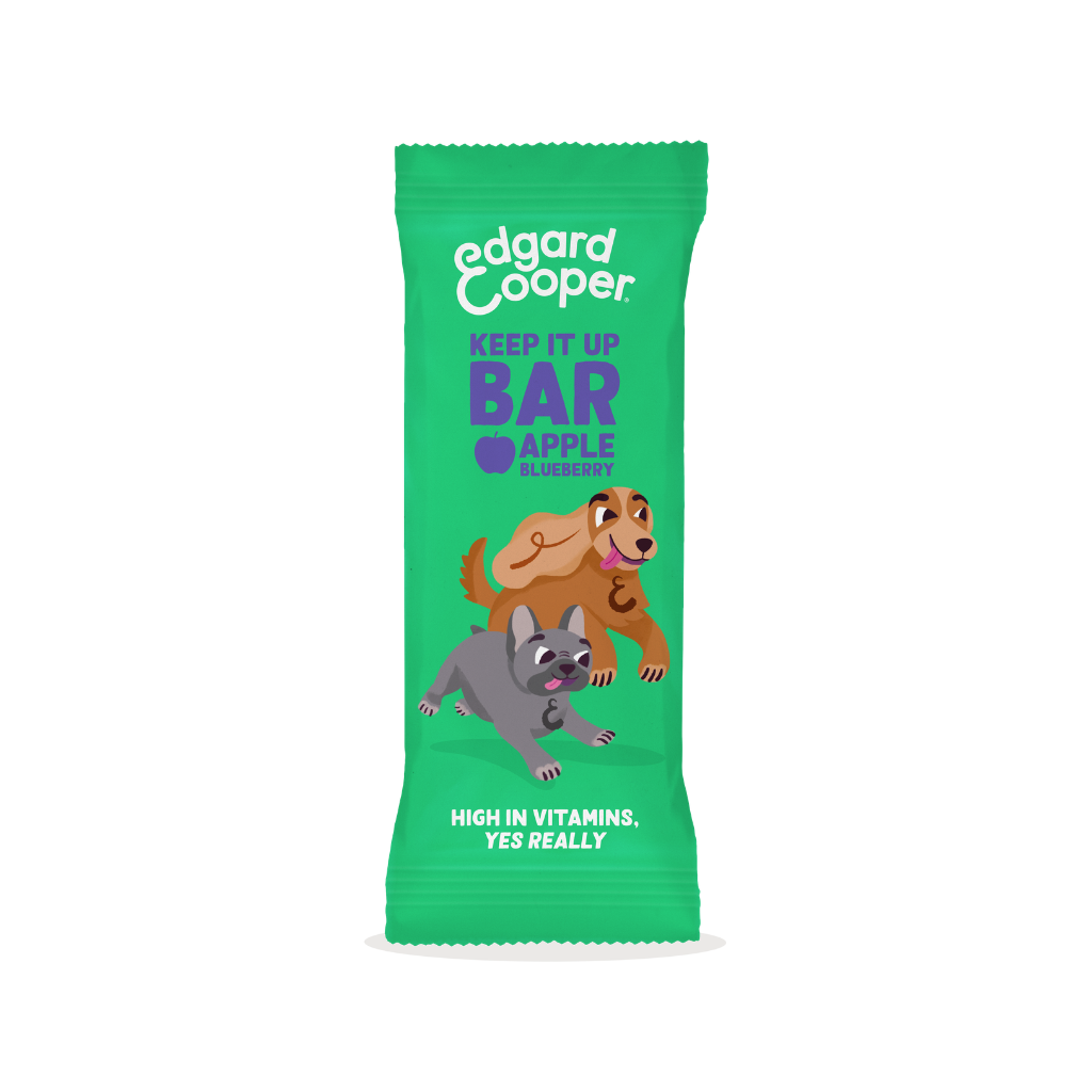 EDGARD&COOPER Barrita Manzana y Arándanos 30 g para perros