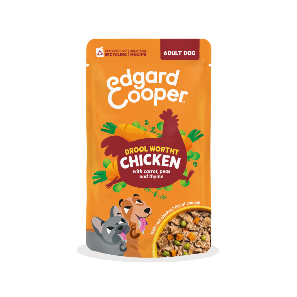 EDGARD&COOPER Guiso de Pollo 150 g para perros