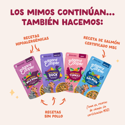 EDGARD&COOPER Guiso de Pollo 150 g para perros