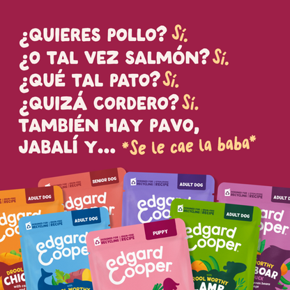 EDGARD&COOPER Guiso de Pollo 150 g para perros