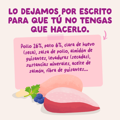 EDGARD&COOPER Pato y Pollo en Salsa 85 g para gatos
