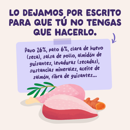 EDGARD&COOPER Pato y Pavo en Salsa 85 g para gatos