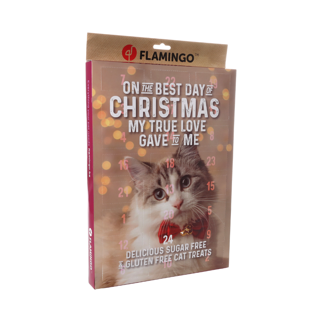 FLAMINGO Calendario de Adviento Natural para gatos