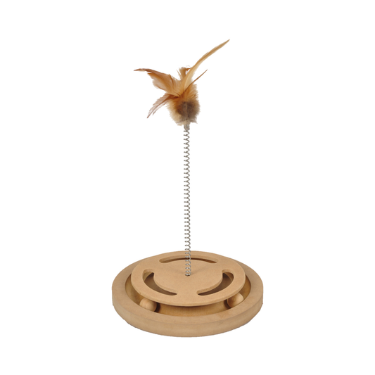 FLAMINGO Juego de Inteligencia con Pluma para gatos
