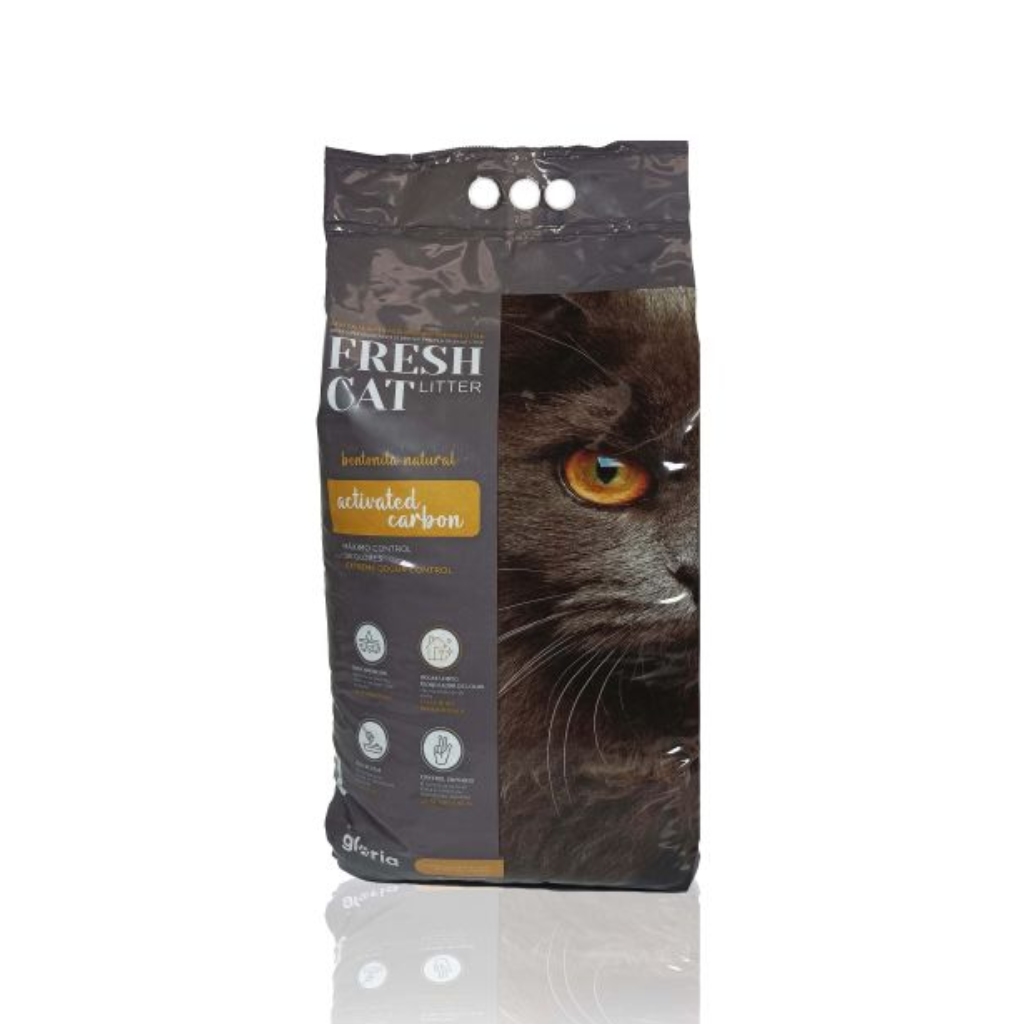 GLORIA Arena Bentonita Premium Carbón Activo para gatos