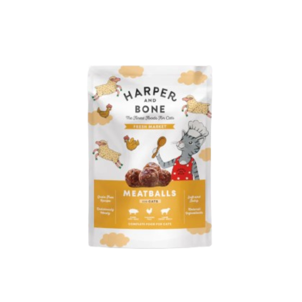 HARPER&BONE Albóndigas Fresh Market 85 g para gatos