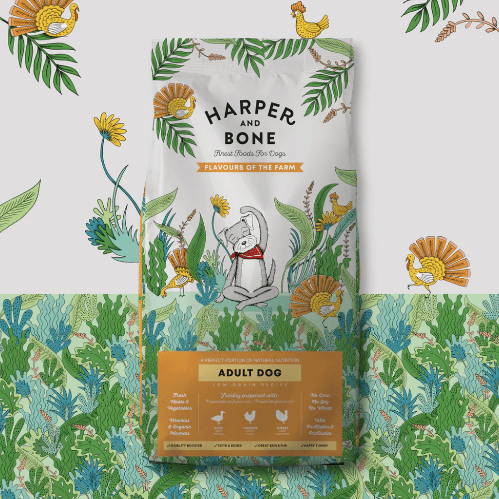 HARPER&BONE Flavours of the farm Adult Dog para perros