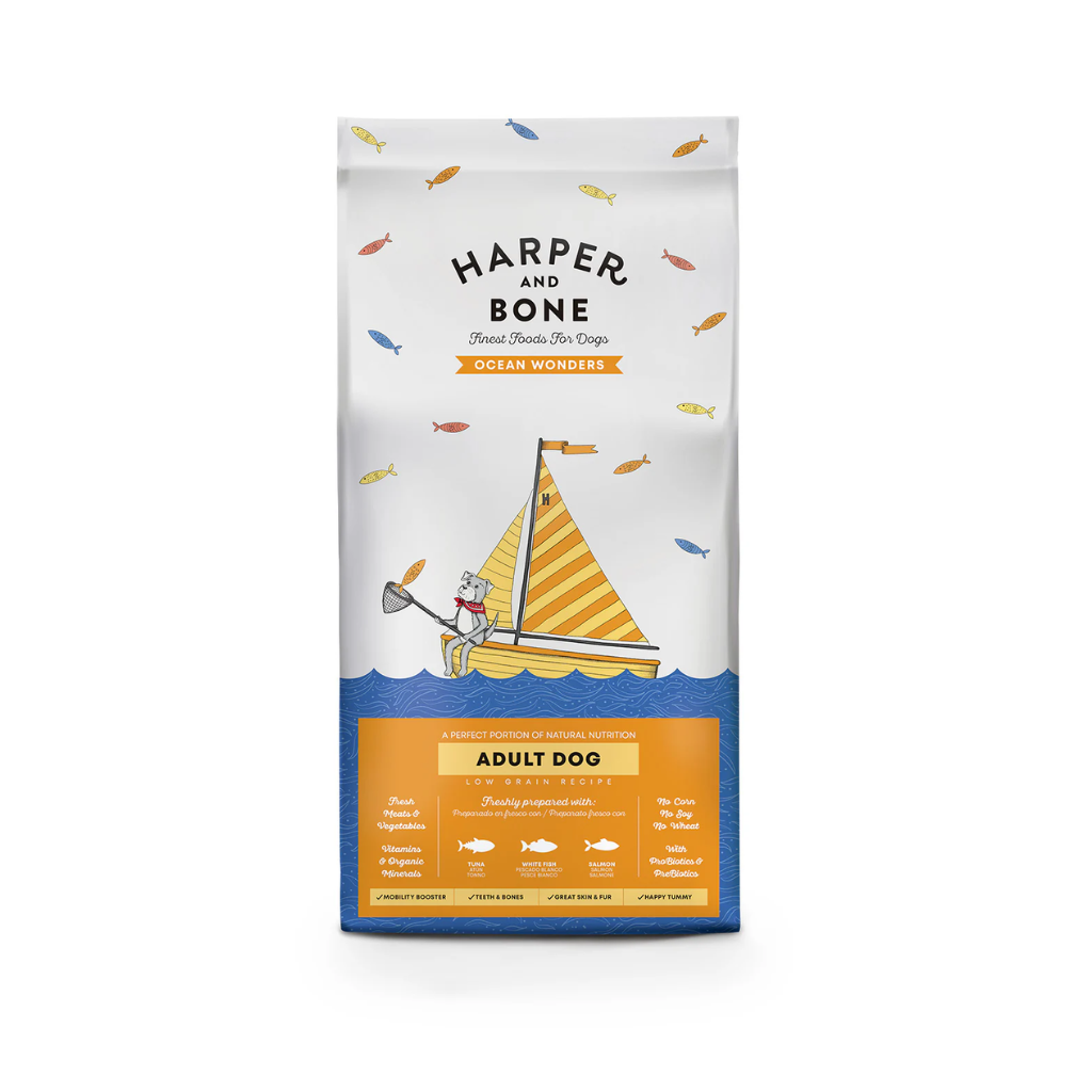HARPER&BONE Ocean Wonders Adult Dog para perros