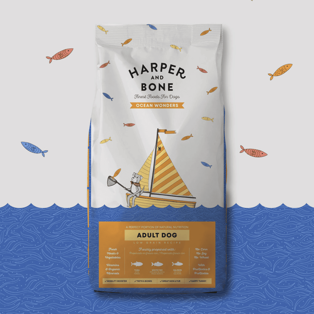 HARPER&BONE Ocean Wonders Adult Dog para perros
