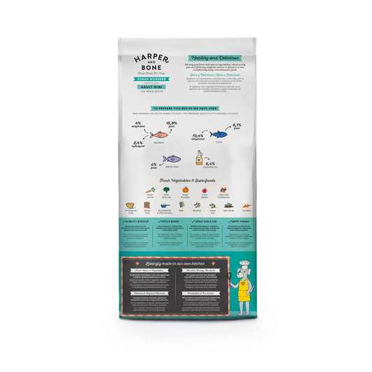 HARPER&BONE Ocean Wonders Adult Mini para perros