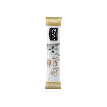 KIT CAT PurrPuree PLUS Piel y Pelaje 60 g (4x15 g) para gatos