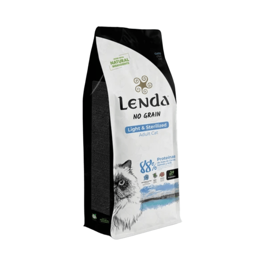 LENDA Light&Sterilized Sin Cereales para gatos