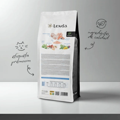 LENDA Light&Sterilized Sin Cereales para gatos