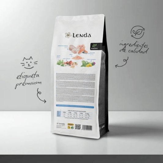 LENDA Light&Sterilized Sin Cereales para gatos