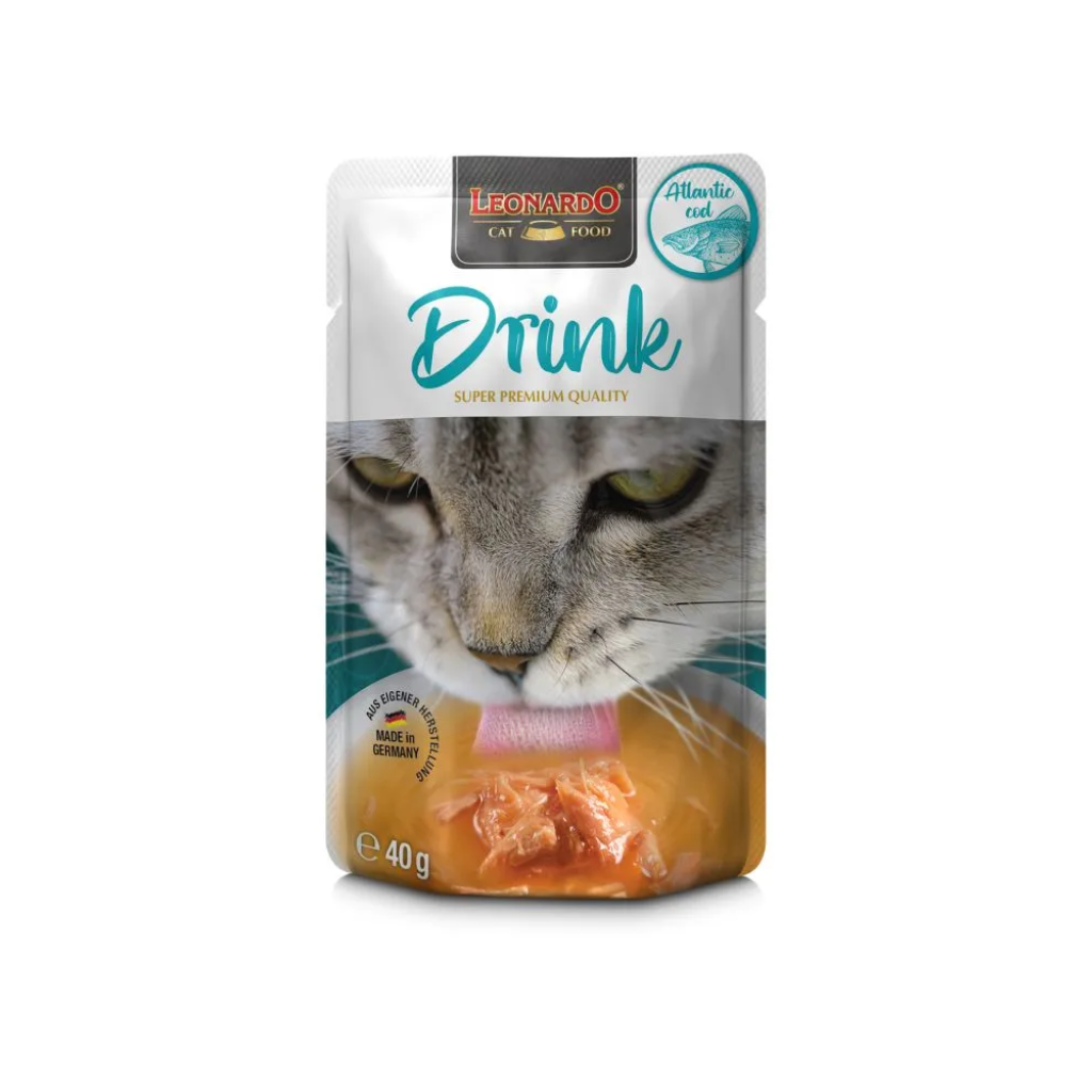 LEONARDO Drink Bacalao 40 g para gatos