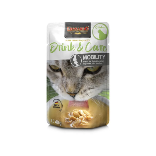 LEONARDO Drink&Care Mobility 40 g para gatos