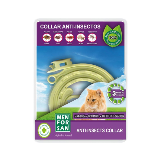 MENFORSAN Collar Antiinsectos para gatos