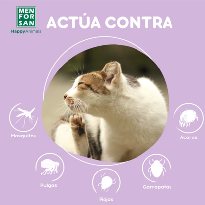 MENFORSAN Collar Antiinsectos para gatos