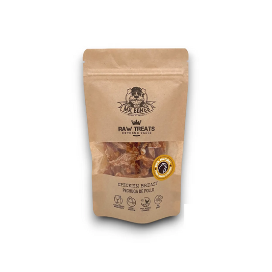 MR. BONES Raw Treats Pechuga de Pollo 45 g